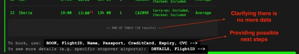 providing next step's instructions after this step is done